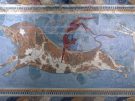 Minoan bull jumping fresco Iraklio museum on our Crete tour