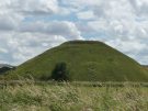 Silbury Hill in England