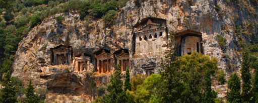 Kaunos temple tombs Turkey