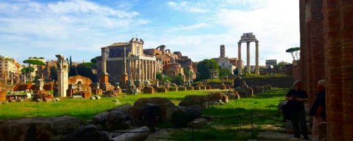 Ancient forum in Rome
