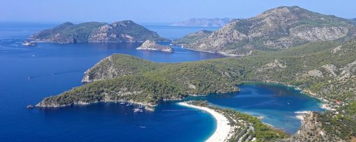 View while hiking on the Lycian Way above Ölüdeniz