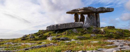 Poulnabrone stones landscape