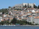 View of Šibenik in Croatia from the sea