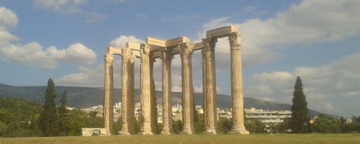 Olympian Zeus Temple in Athens