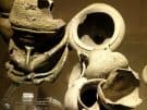 Ceramic wasters in the Archaeological Museum at Siracusa on Sicily.