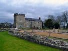 Old farmhouse at the Roman fort of Birdoswald on Hadrian's Wall in England