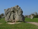 Stone 1 (or 'the Devil's Chair') in the Outer Circle at the ancient henge of Avebury in England