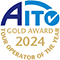 Tour Operator of the year Gold Award 2024 AITO logo