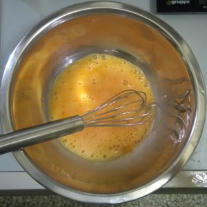 And also before step 1: beat it (I'm egging you on...)!