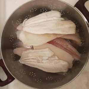Step 1: make sure the fish is clean!