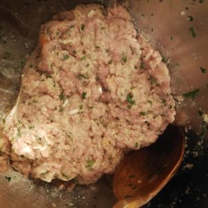 ... and after kneading.