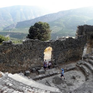 The odeion (concert hall) next to the Lower Agora.