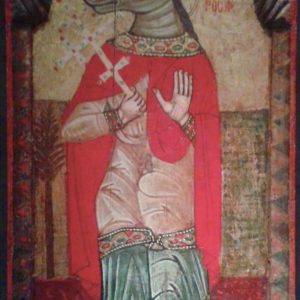 An icon of Saint Christopher 