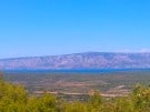 the island of Brač in Croatia as seen from across the Stari Grad Plain on neighbouring Hvar