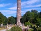 Round Tower of Glendalough monastic centre in Ireland