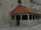 historic porch in Trogir in Croatia