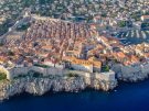 aerial view of the old town of Dubrovnik in Croatia