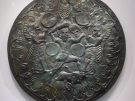 a large bronze shield found in the Idaean Cave on Crete