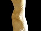 The Motya Charioteer statue in Sicily from behind