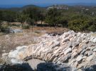 A vaulted water cistern near the top of the Nakovana hillfort in Croatia