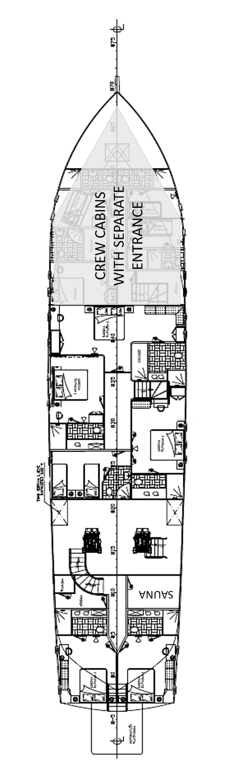 Son De Mar Cabin layout