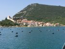 oyster and mussel pots in the inlet at Ston in Croatia