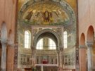 Interior of the Byzantine Euphrasian Basilica at Porec in Istria, Croatia