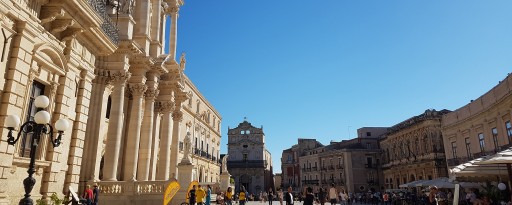 Piazza and Duomo in Siracusa Sicily