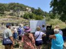 Professor Olivier Henry leading a tour group around the sanctuary of Labraunda in Carian Turkey