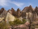 red valley Fascinating rock formations in the Red Valley in Cappadocia, Turkey