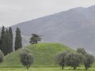 The ancient Tumulus at Marathon in Greece