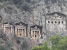 Temple tombs at Kaunos in Turkey