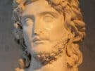 Bust of king Sauromates II in the Acropolis museum in Athens, Greece