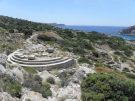 The circular temple at Knidos in Turkey