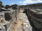 In Gournia, in Crete, the visitor walks on Bronze Age laneways