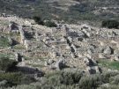 Close up of some of the ancient buildings in Gournia, in Crete, Greece