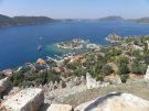 View from the Ottoman castle at Kale, ancient Simena in Turkey