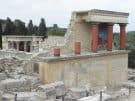 The partially reconstructed North Bastion at the great palace of Knossos