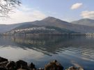 Kastoria in Greece, viewed across its lake