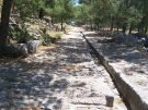 The West Street at ancient Priene in Turkey