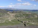 The excavations at ancient Morgantina on Sicily..