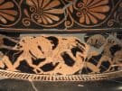 Herakles (Hercules) fighting the amazons, late 6th century krater (wine-mixing vessel) by Euthymides, an Athenian painter/potter.