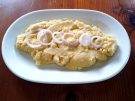 The classic fava, as served in tavernas throughout Greece.