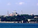 The Agia Sophia at Istanbul/Constantinople/Byzantium, as seen from the Bosphorus.