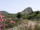 A view of the main acropolis with its medieval and ancient fortifications.