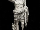 19th century photograph of the Prima Porta Augustus, one of the most famous exhibits in the Vatican Museums. It was probably created after his death in AD 14.