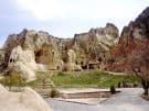 Göreme open-air museum, with Karanlik Kilise on the left.