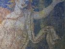 Detail of the Kasta mosaic: Persephone being abducted. (Image: Greek Ministry of Culture)
