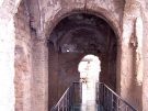 In the 2nd century AD, a vaulted private bath complex with a sophisticated heating system was added into one of he colonnades of the courtyard in unit 6.