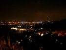 A night-time view of the Bosphorus and Bosphorus Bridge frum Rumeli Hisari.